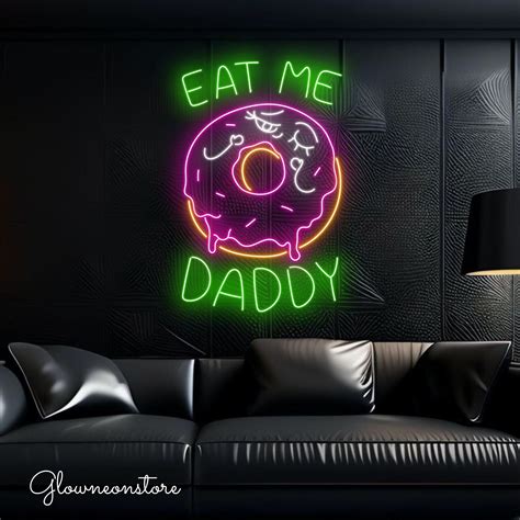 Glowneon Donut Cake Neon Sign Donut Cake Led Sign Welcome Open Donut