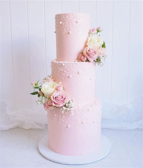 18 Pink Wedding Cakes We Kiss The Bride Magazine