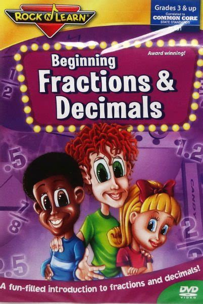 Rock N Learn Beginning Fractions Decimals Bookville