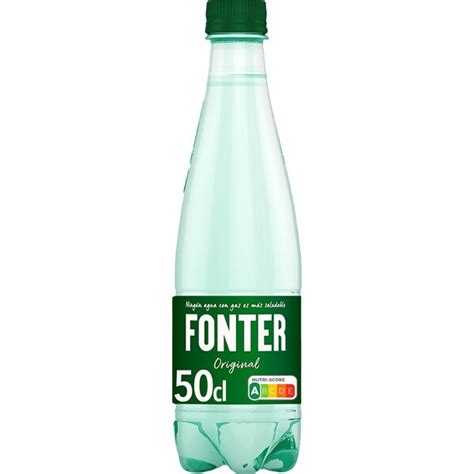 Comprar Agua Mineral Natural Con Gas Botella Cl Fonter