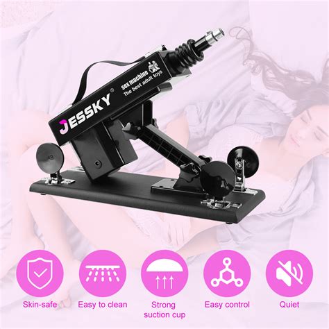 Automatic Sex Machine Gun With Dildo Attachment