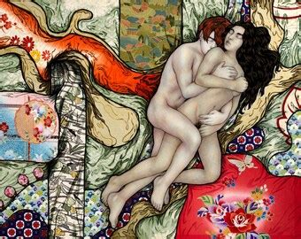 Nude Man And Woman Etsy