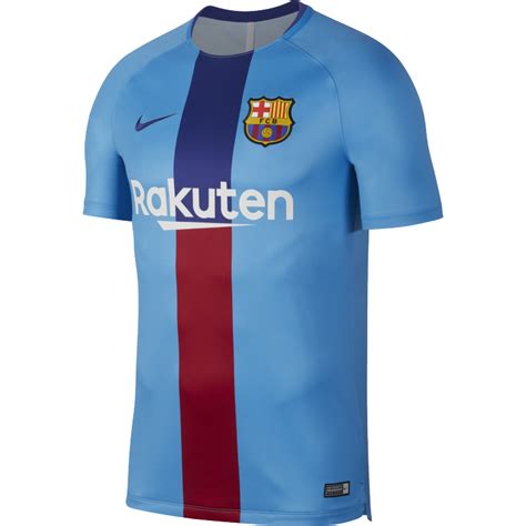 Maillot entraînement FC Barcelone bleu ciel 2018 19 sur Foot fr