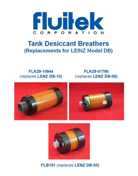 Fluitek Industrial Filtration Elements Sku Fluitek Flt