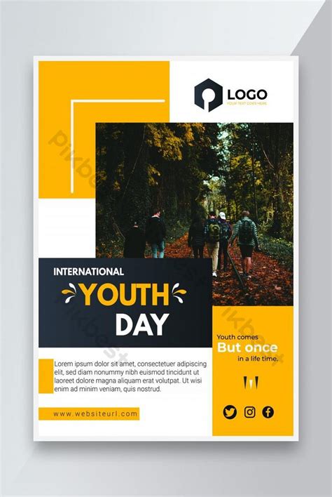 International Youth Day Flyer banner Template Design | EPS Free Download - Pikbest