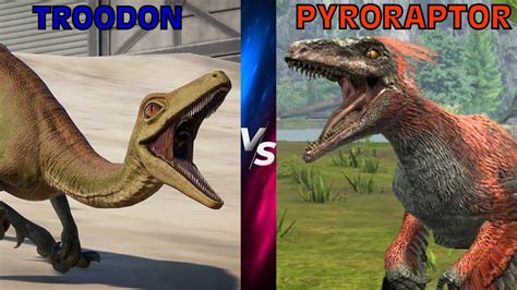 Troodon Vs Pyroraptor Dinosaur Tournament Fight S E Youtube