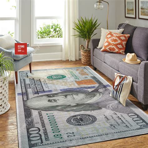 100 Dollar Bill Rug - www.inf-inet.com