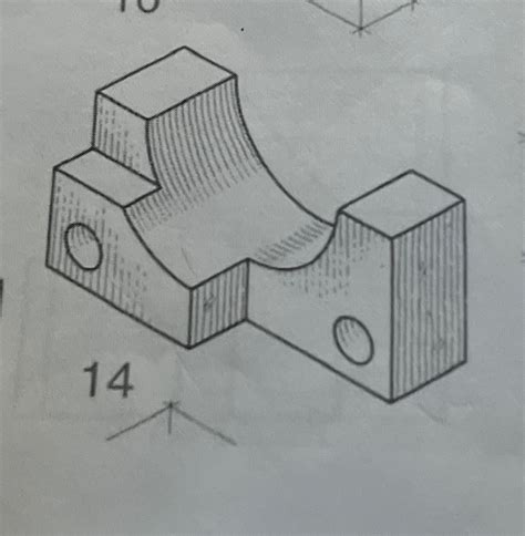 Solved Draw it in isometric and oblique | Chegg.com