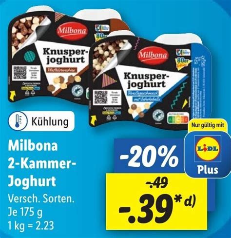 Milbona Kammer Joghurt G Angebot Bei Lidl