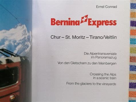 Bernina Express Chur St Moritz Tirano Kaufen Auf Ricardo