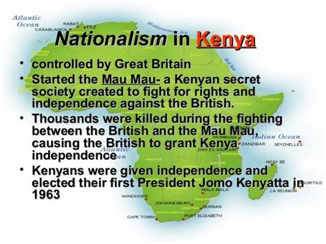 Nationalism in african history