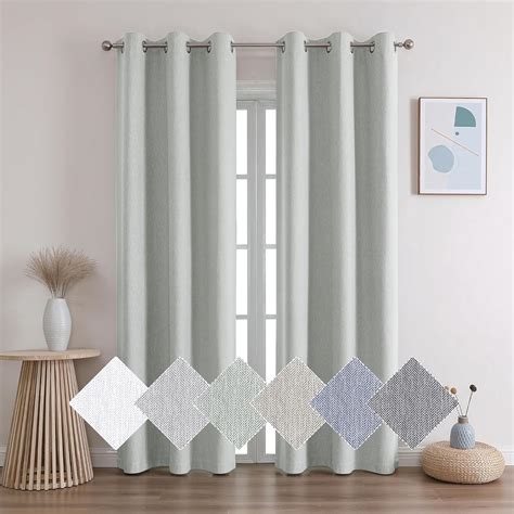 Amazon Chyhomenyc Blackout Curtains Inch Length Panels For