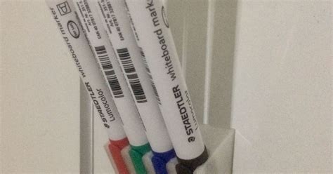 staedtler whiteboard  holder  maclemon   stl model