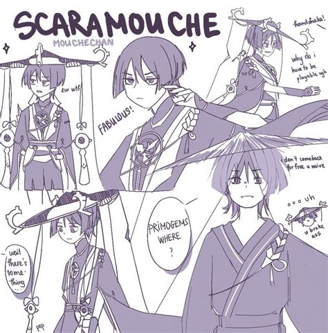 Scaramouche Playable When On Twitter Fan Art Character Design Anime