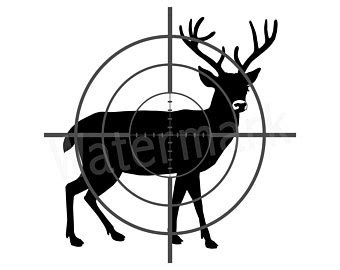 Deer hunter silhouette - lanamyown