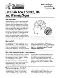 RESCUE Stroke Risk Factor And Prevention Materials