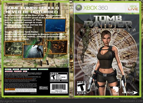 Tomb Raider Underworld Xbox 360 Box Art Cover By Legendchronicles2