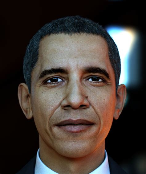 Barack Obama v2 Free 3D Model - .obj .stl - Free3D