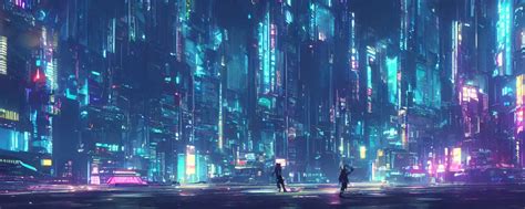 Cityscape Cyberpunk Night Time Weirdcore Stable Diffusion