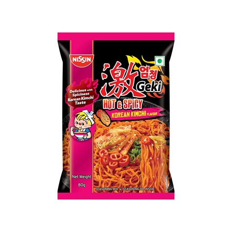 Nissin Geki Hot And Spicy Korean Kimchi Flavoured Instant Noodles Price