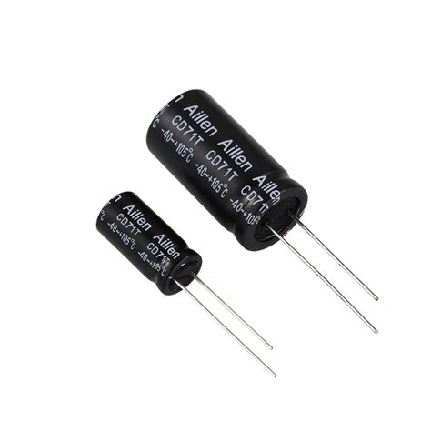 047μf~6800μf Nonpolarity Plug In Aluminum Electrolytic Capacitor