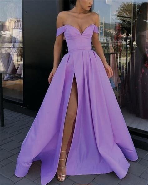 Vestido De Noche Lila Prom Dresses Modest Cheap Prom Dresses Long