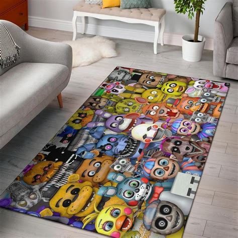 Five Nights At Freddys Area Rug Carpet Living Room Rugs Floor Decor