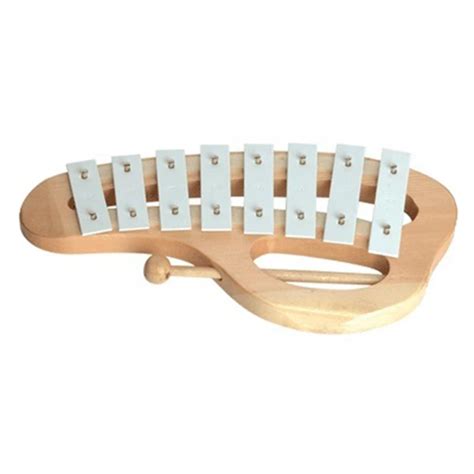 Glockenspiel Xil Fono De Mano Con Mazos Instrumento Musical De Madera