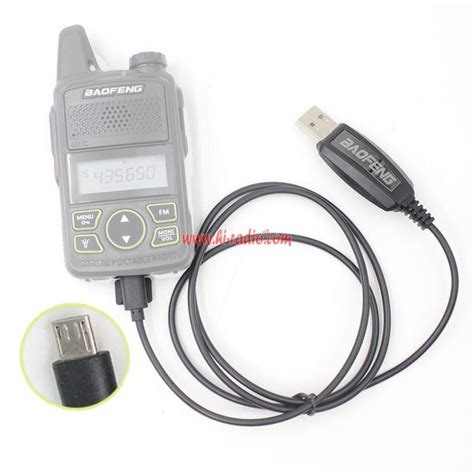 Original Baofeng T1 USB Programming Cable Walkie Talkie