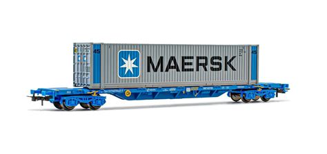 Renfe Container Wagon Mmc With Maersk Electrotren H Scale