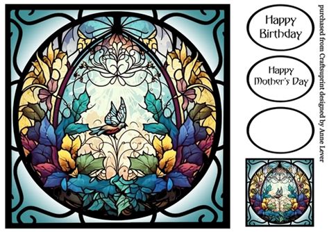 Beautiful Stained Glass Window 1 8x8 Cup1201228 1763 Craftsuprint