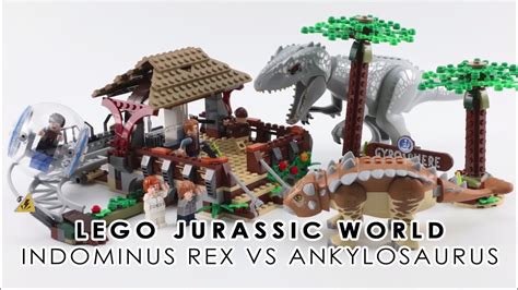 Lego jurassic world indominus rex vs ankylosaurus - hetybin