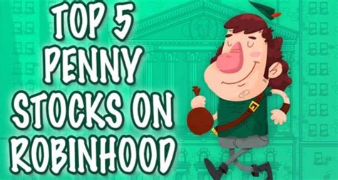 Top 5 Penny Stocks On Robinhood For November 2020