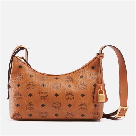 Mcm Aren Vi Nappa Leather Hobo Bag