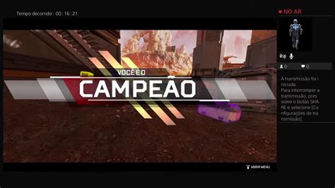 Apex Legends Claudinhosep Campe O Primeira Live Youtube