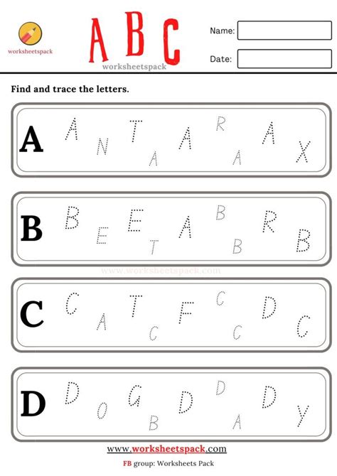 Capital letters tracing worksheets - Printable and Online Worksheets ...