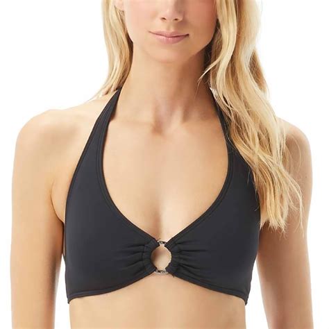 Michael Kors Iconic Solids Halter Bikini Top Triangel Bh Bikinis