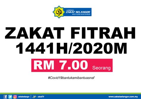 Zakat Fitrah Selangor Kadar Bayaran Cara Bayar Secara Online