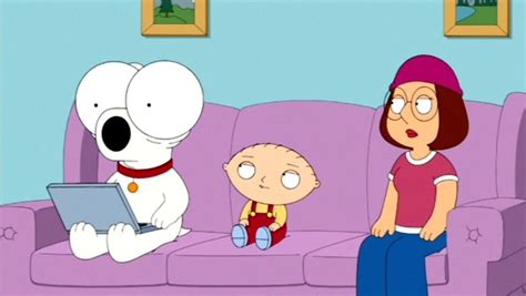 Brian Griffin Stewie Griffin And Meg Griffin