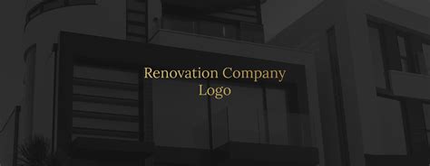 Renovation Company Logo & Branding @2017 on Behance