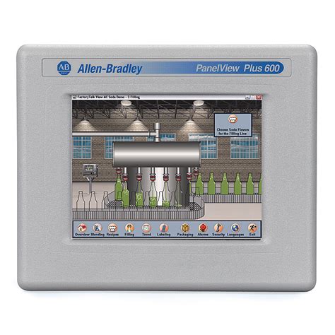 Allen Bradley P T C D Panelview Plus Touch Dc Graphic