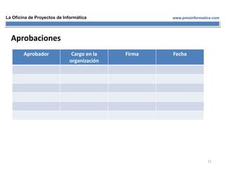 PMOInformatica Plantilla Caso De Negocio Ppt