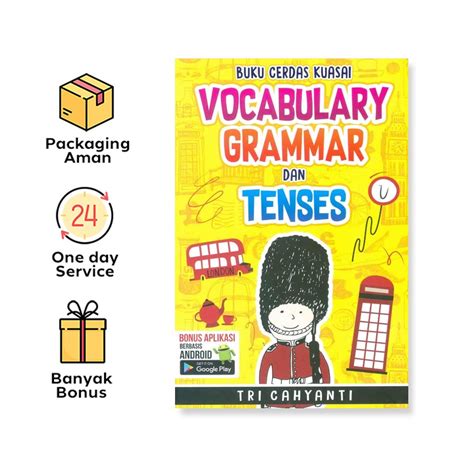 BUKU CERDAS KUASAI VOCABULARY GRAMMAR DAN TENSES Solusi Buku