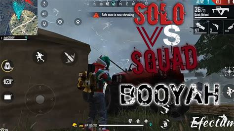 Free Fire Solo Vs Squad Best Playing Booyah My Highest Kill On