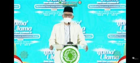 Kh Miftachul Akhyar Jabat Rais Aam Pbnu Jurnal Islam