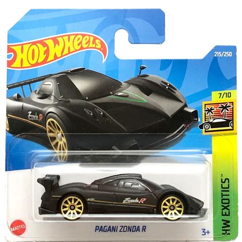 Masinuta Metalica Hot Wheels Pagani Zonda R Negru Mat Emag Ro