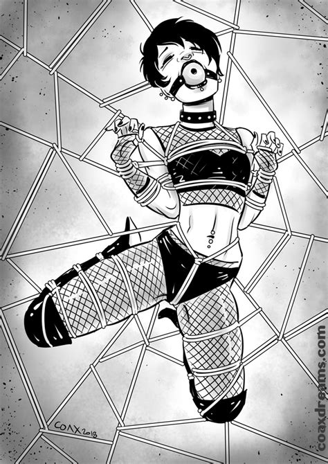 Spiderweb Bondage By Coax Hentai Foundry