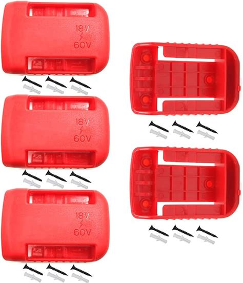 5 Packs Stealth Battery Mounts Hanger Holder For DeWalt 20V 18V 54V 60V