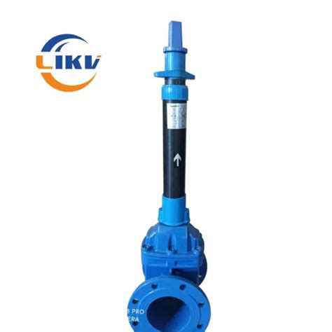 4 Inch Dn 100 Resilient Seated Ductile Iron Square Nut Operation Gate Valve Underground Water