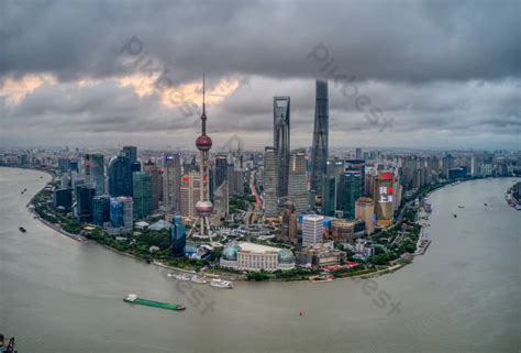 Bund Panorama Of Shanghai | PSD Free Download - Pikbest